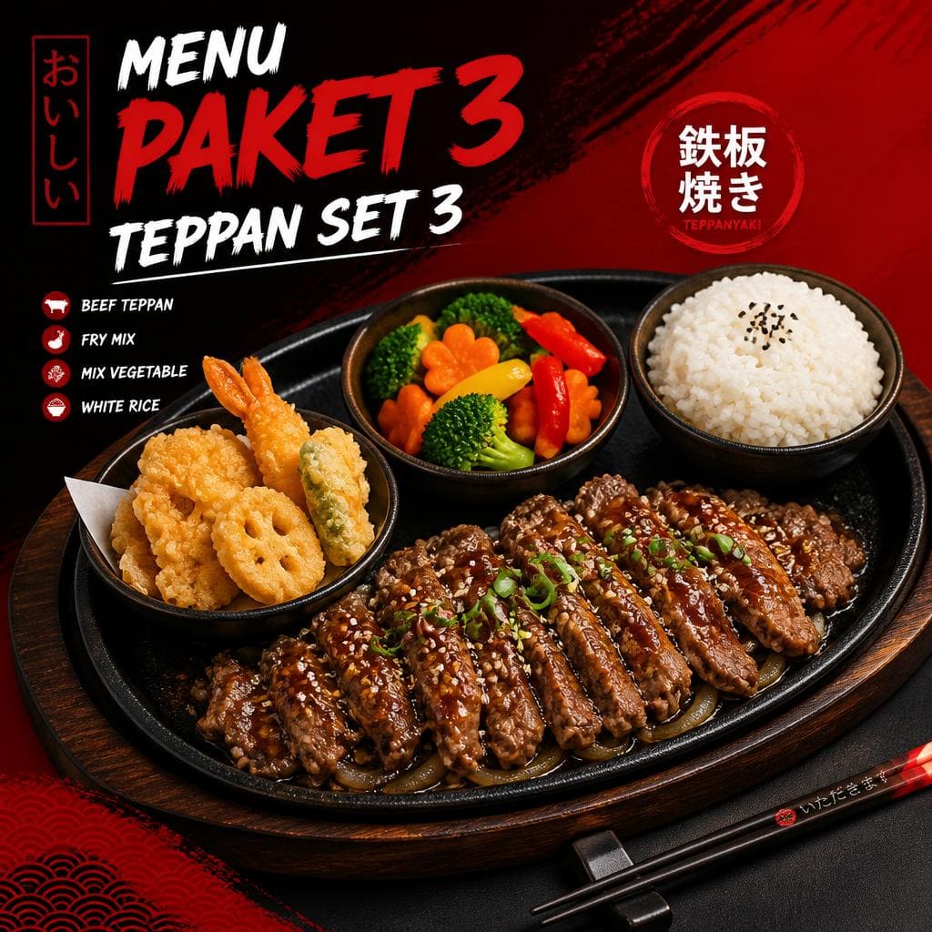 Teppan Set 3 Gokana Ramen & Teppan